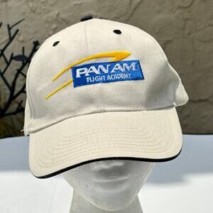 Cream & Blue Panam Men's Hat